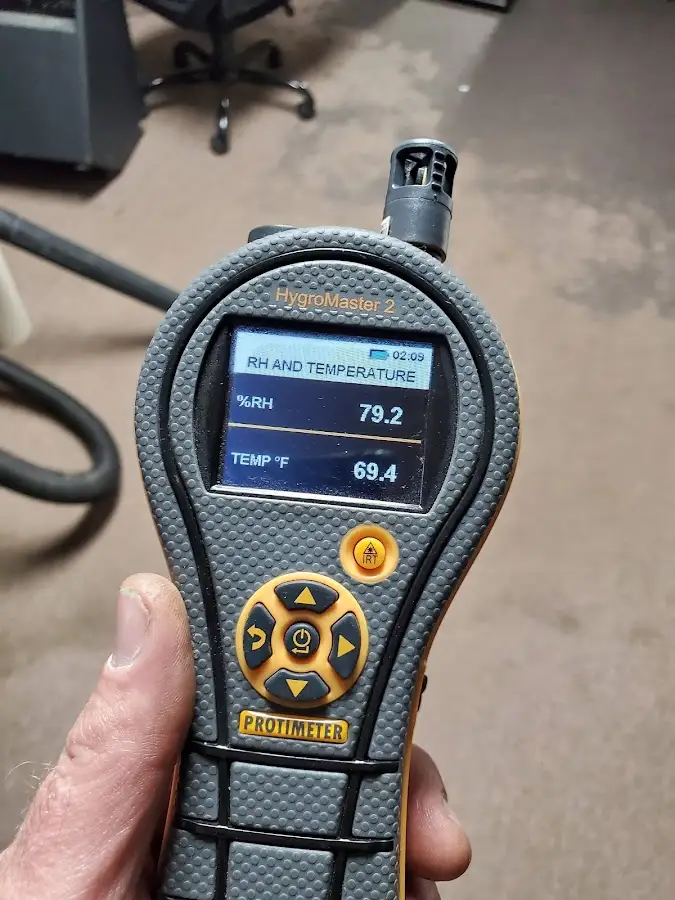 Moisture meter humidity assessment for Fire & Smoke Damage Restoration in Sweden